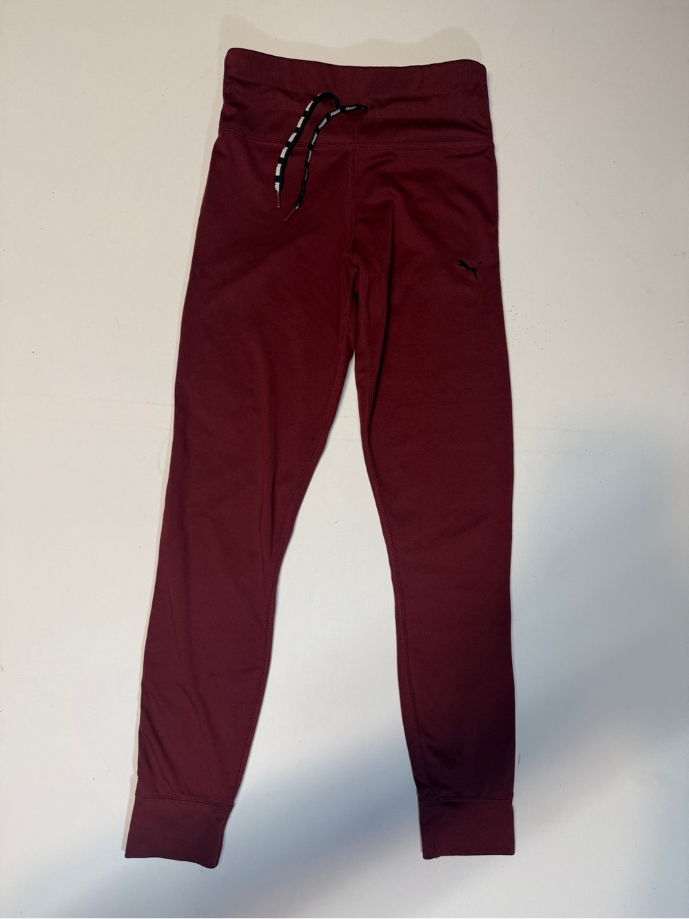 Puma Kids Burgundy Drawstring Joggers